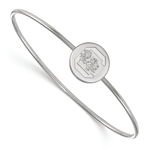 OSU Buckeyes Sterling Silver Thin Bangle Bracelet