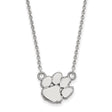 Boise State University 14k White Gold Small Pendant