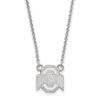Northwestern University Sterling Silver Large Pendant Necklace