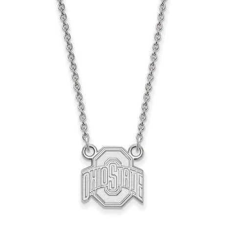 Northwestern University Sterling Silver Large Pendant Necklace