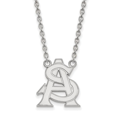 Appalachian State Mountaineers Sterling Silver Enameled Large Pendant Necklace