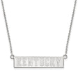 Iowa State University Sterling Silver Gold Plated Small Pendant Necklace