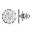 Illinois Fighting Illini Script Sterling Silver Necklace