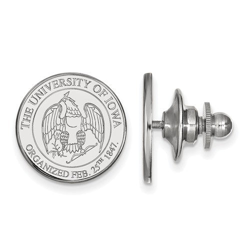 Illinois Fighting Illini Script Sterling Silver Necklace