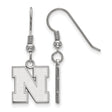 MSU Spartans S Logo 14K Gold Dangle Earrings