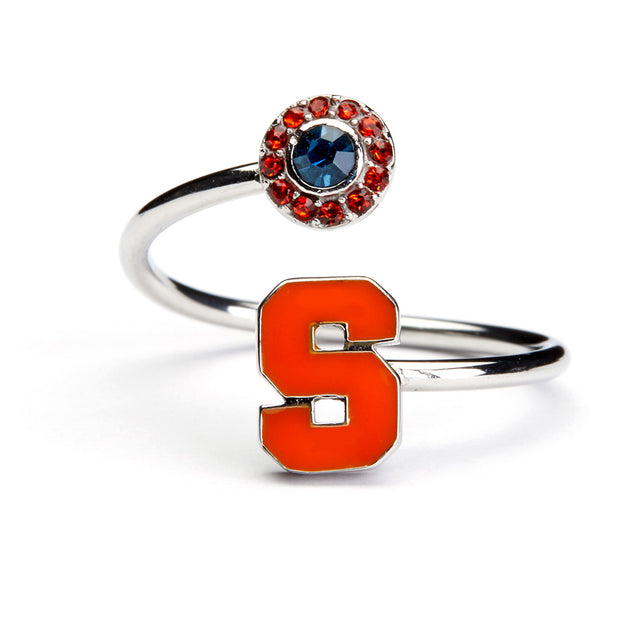 Syracuse Orange Stainless Steel Adjustable Ring