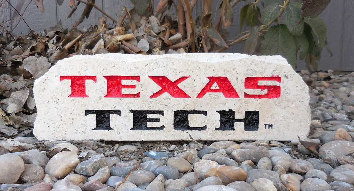 Show your love for the Texas Tech Red Raiders when you add this Engraved Limestone Decorative Stone to your collection.
