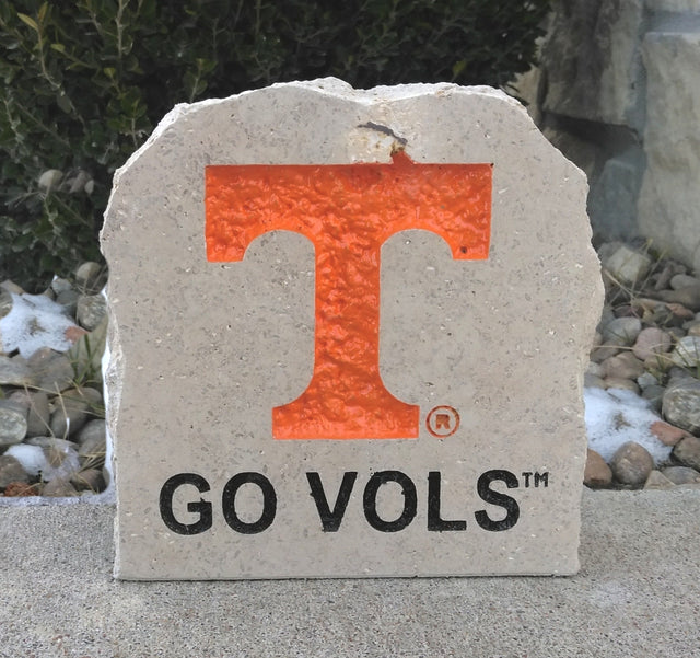 Show your love for the Tennessee Volunteers when you add this Engraved Limestone Decorative Stone to your collection.
