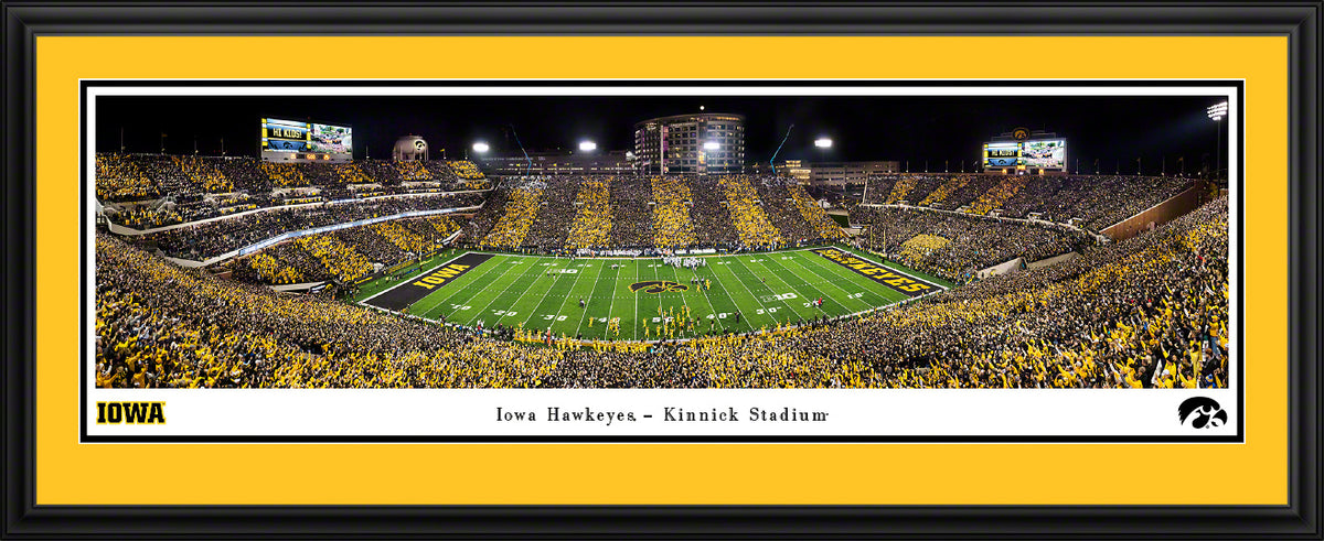 Iowa Hawkeyes Football - Deluxe Frame – College Logo Stuff