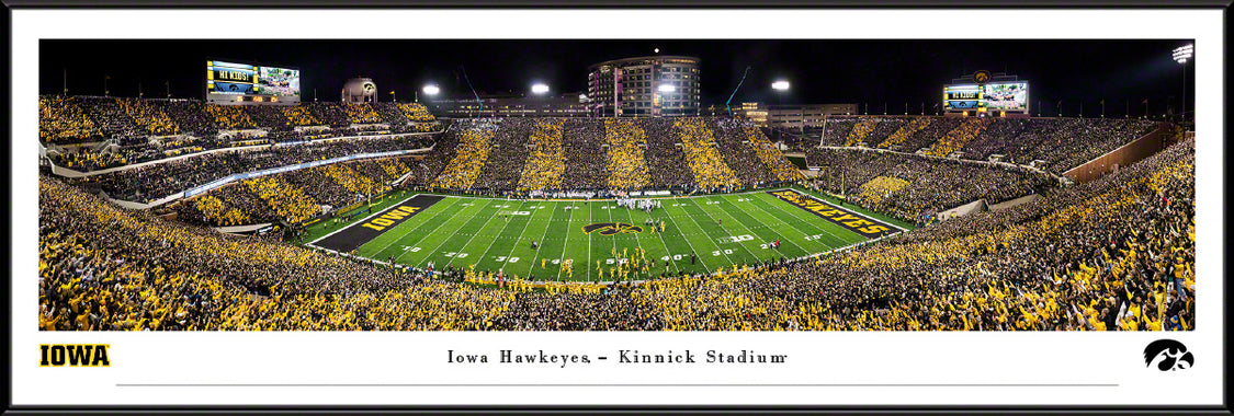Iowa Hawkeyes Football - Standard Frame – College Logo Stuff