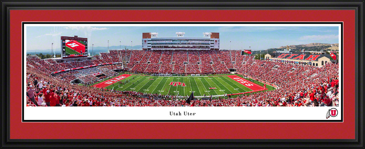 Utah Utes Football - Deluxe Frame