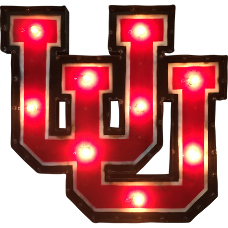 Utah Utes Recycled Metal Wall Decor Illuminated