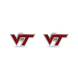 Virginia Tech Hokies Maroon Stud Earrings