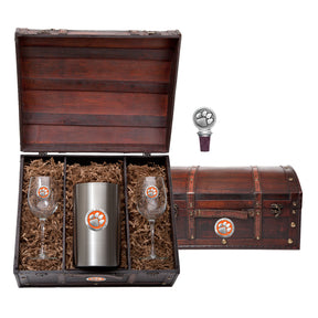 Clemson Tigers Wine Chest Set