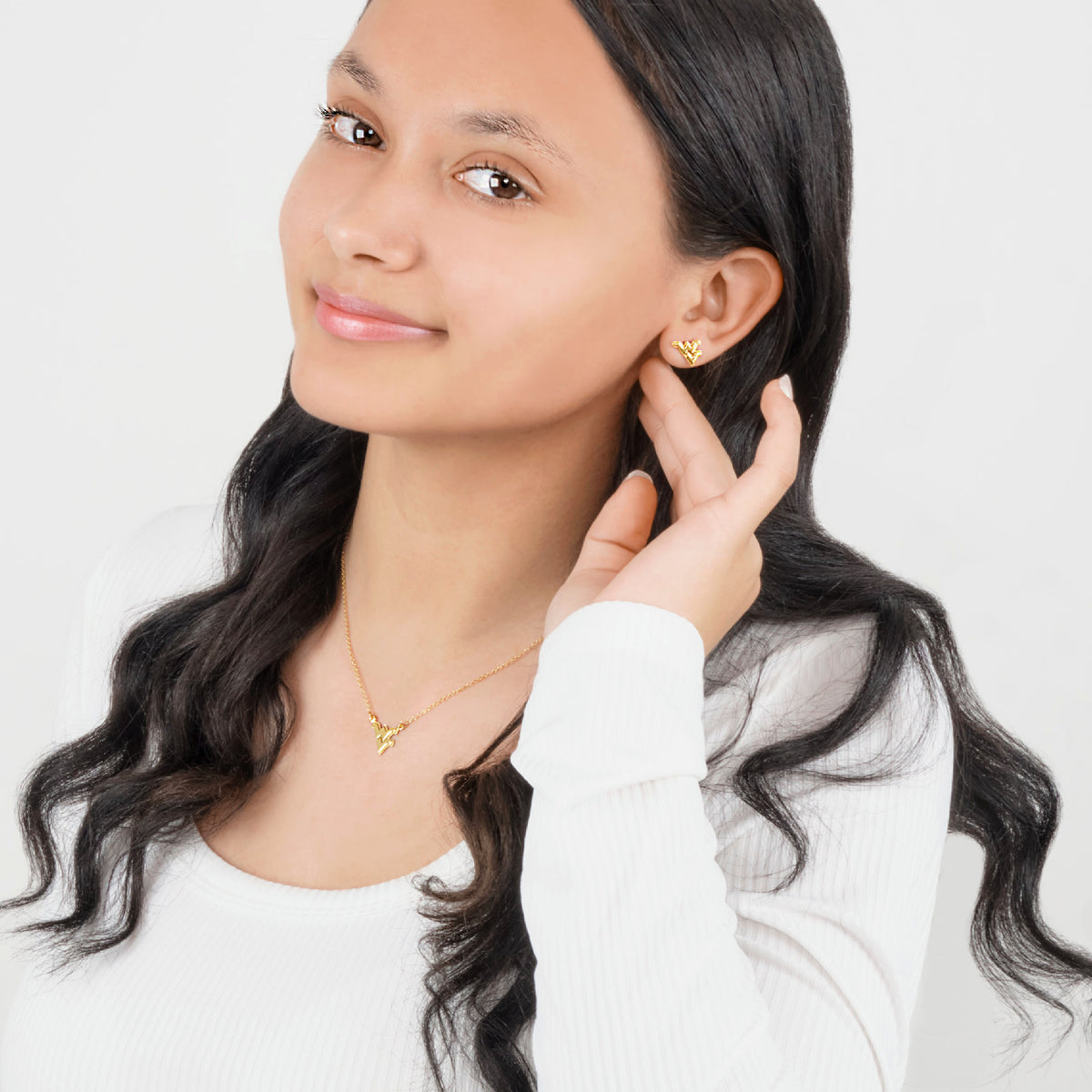 West Virginia Mountaineers Stud Earrings