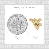 West Virginia Mountaineers Stud Earrings