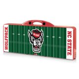 NC State Wolfpack Picnic Table Portable Folding Table with Seats - Football