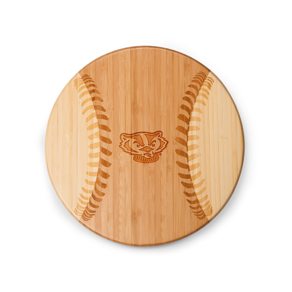 Wisconsin Badgers Home Run! Baseball Cutting Board & Serving Tray