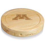 Minnesota Golden Gophers Brie Cheese Cutting Board & Tools Set