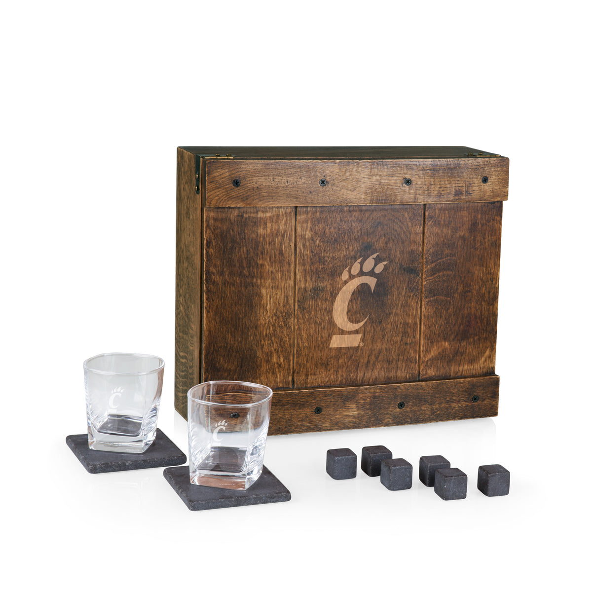 Cincinnati Bearcats Whiskey Box Gift Set