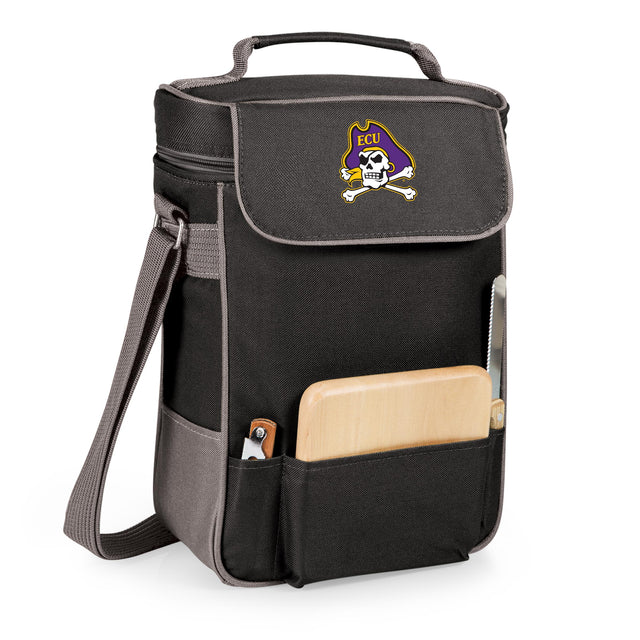 East Carolina Pirates Duet Wine & Cheese Tote - Grey
