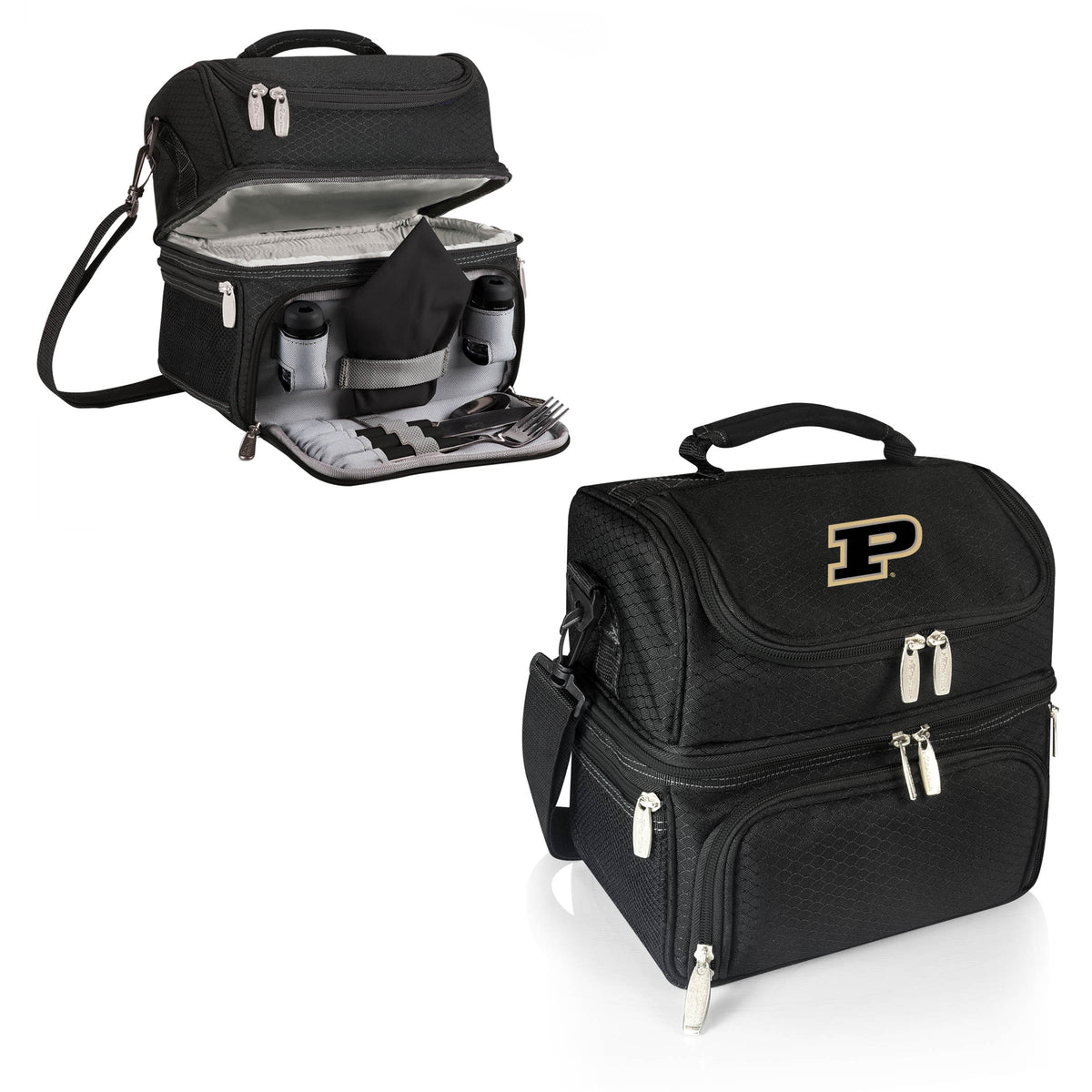 Purdue Boilermakers Pranzo Lunch Cooler Bag - Black