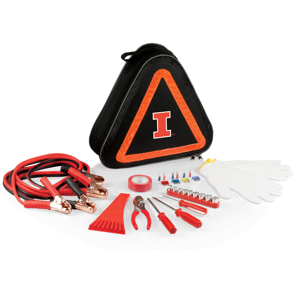 Illinois Fighting Illini Roadside Emergency Car Kit