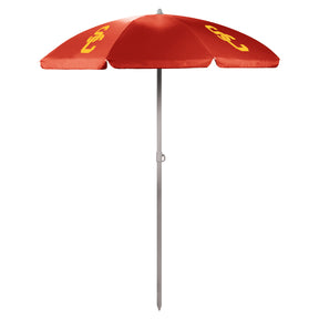USC Trojans 5.5 Ft. Portable Beach Umbrella - Red
