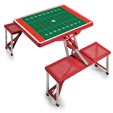 Texas Tech Red Raiders Picnic Table Portable Folding Table with Seats - Football