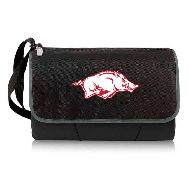 Arkansas Razorbacks Outdoor Picnic Blanket and Tote - Black