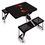 Oregon State Beavers Picnic Table Portable Folding Table with Seats