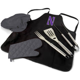 Northwestern Wildcats BBQ Apron Tote Pro Grill Set