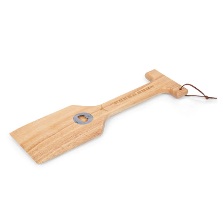 Texas Longhorns Hardwood BBQ Grill Scraper with Bottle Opener