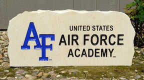 Show your love for the Air Force Academy when you add this Engraved Limestone Decorative Stone to your collection.