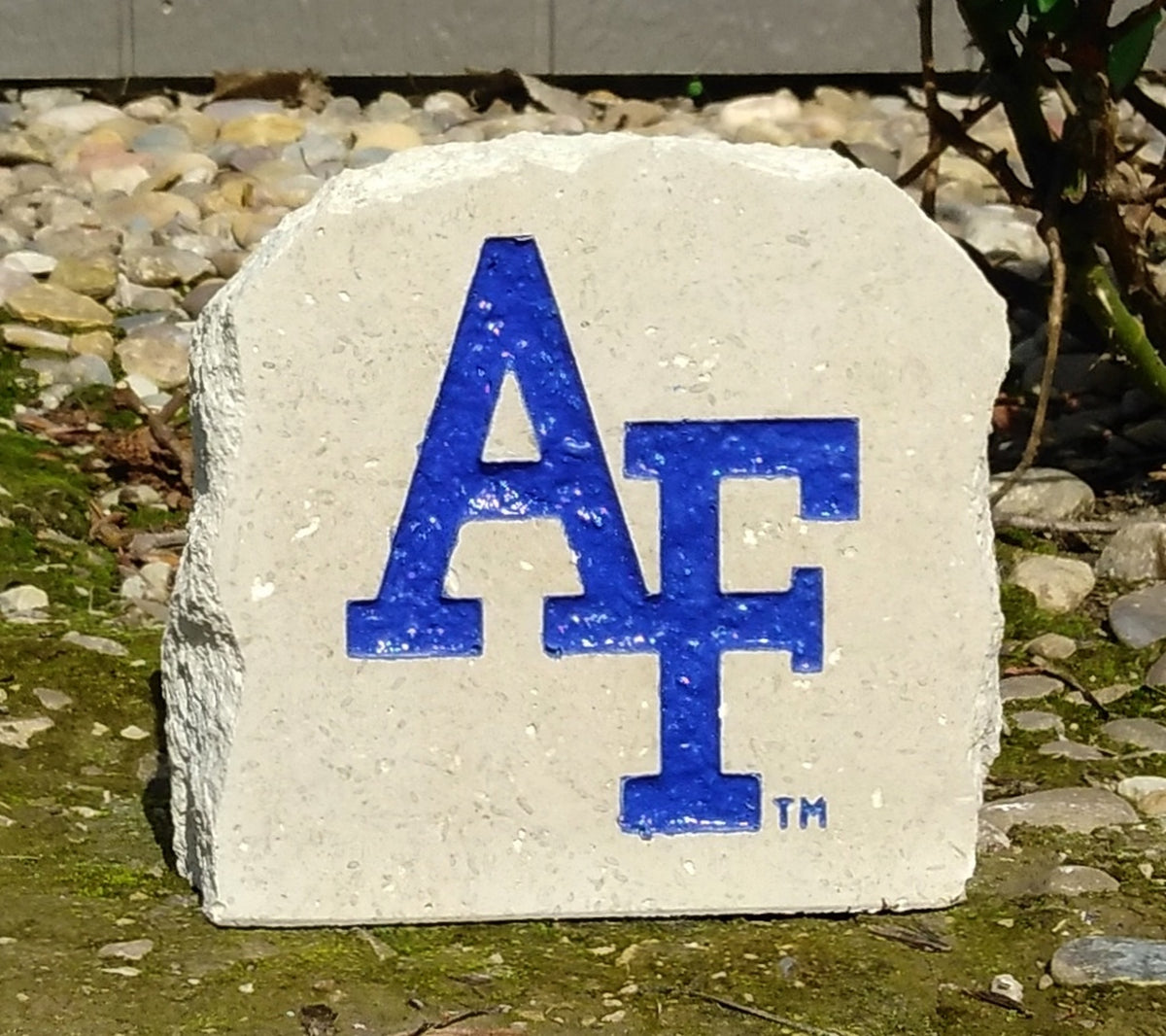 Show your love for the Air Force Academy when you add this Engraved Limestone Decorative Stone to your collection.
