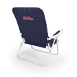 Mississippi Rebels Monaco Reclining Beach Backpack Chair