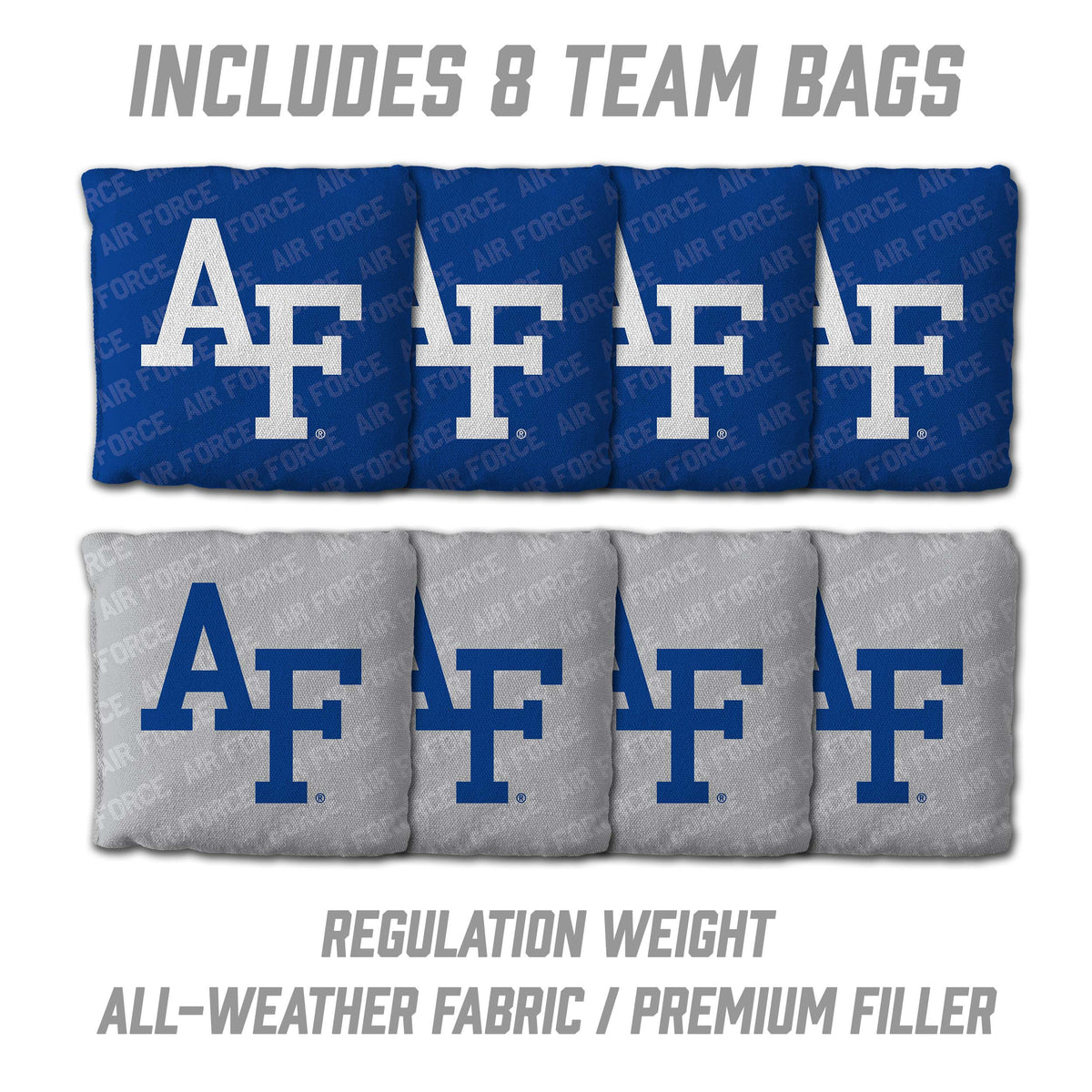 Air Force Academy Falcons 2x4 All Wood Cornhole Game Set