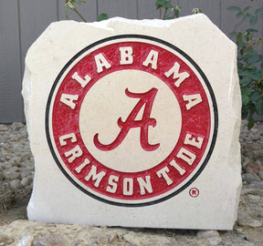 Show your Alabama Crimson Tide pride at your home or office with this decorative stone.