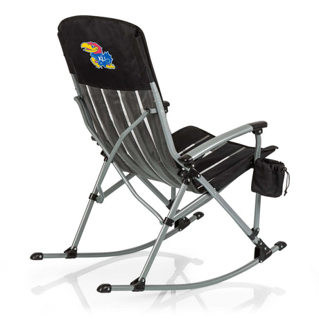 Kansas Jayhawks Outdoor Rocking Camp Chair