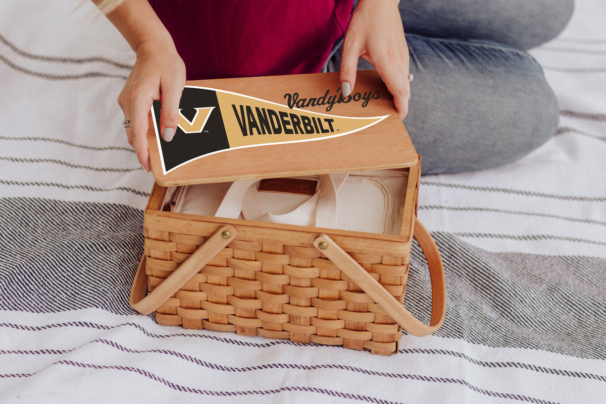 Vanderbilt Commodores Poppy Personal Picnic Basket