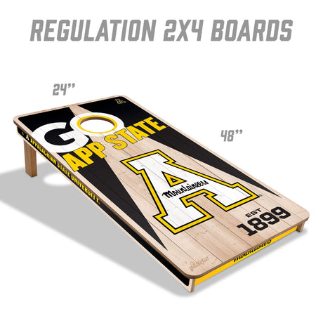 Appalachian State Mountaineers 2x4 All Wood Cornhole Game Set