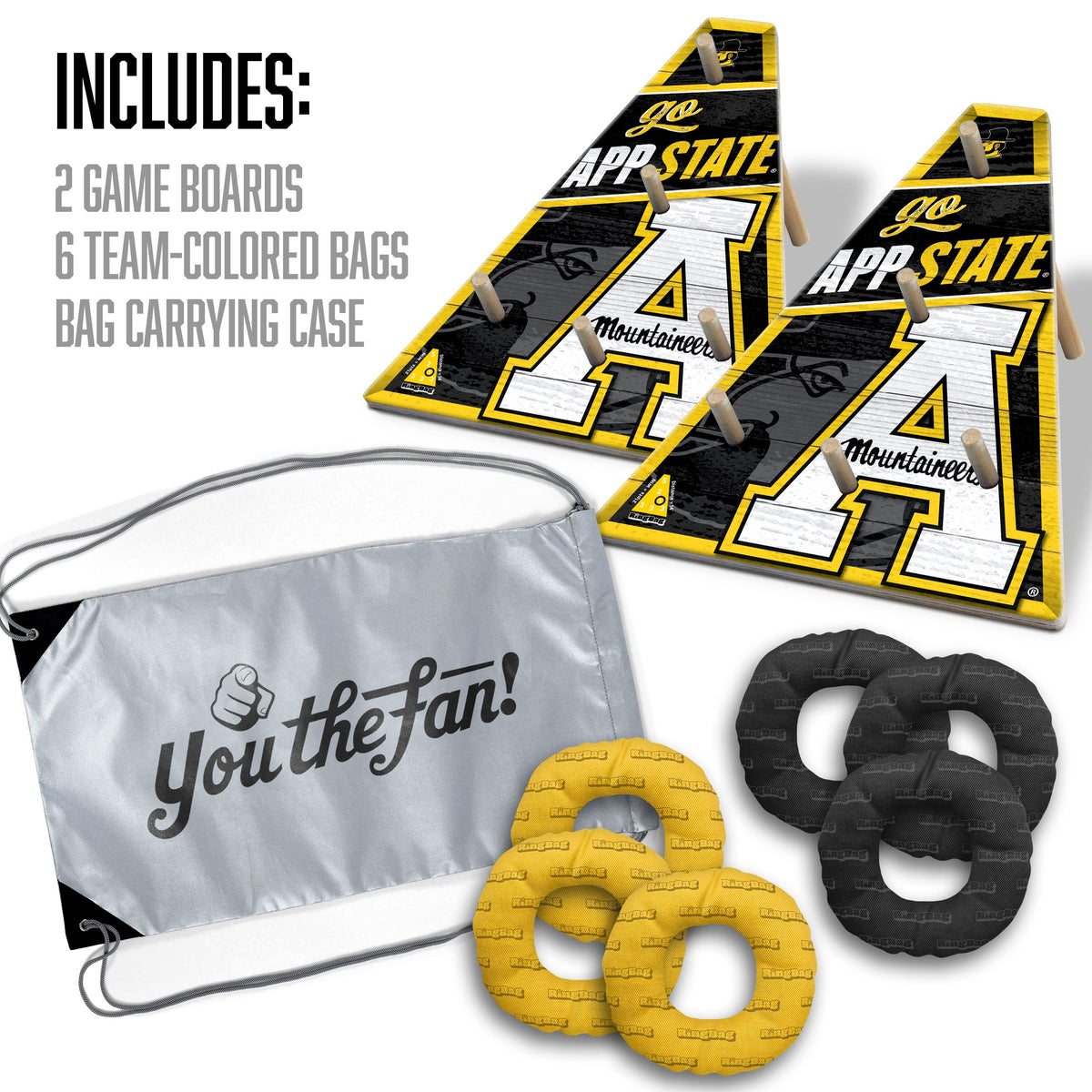 Appalachian State Mountaineers Ring Bag Game
