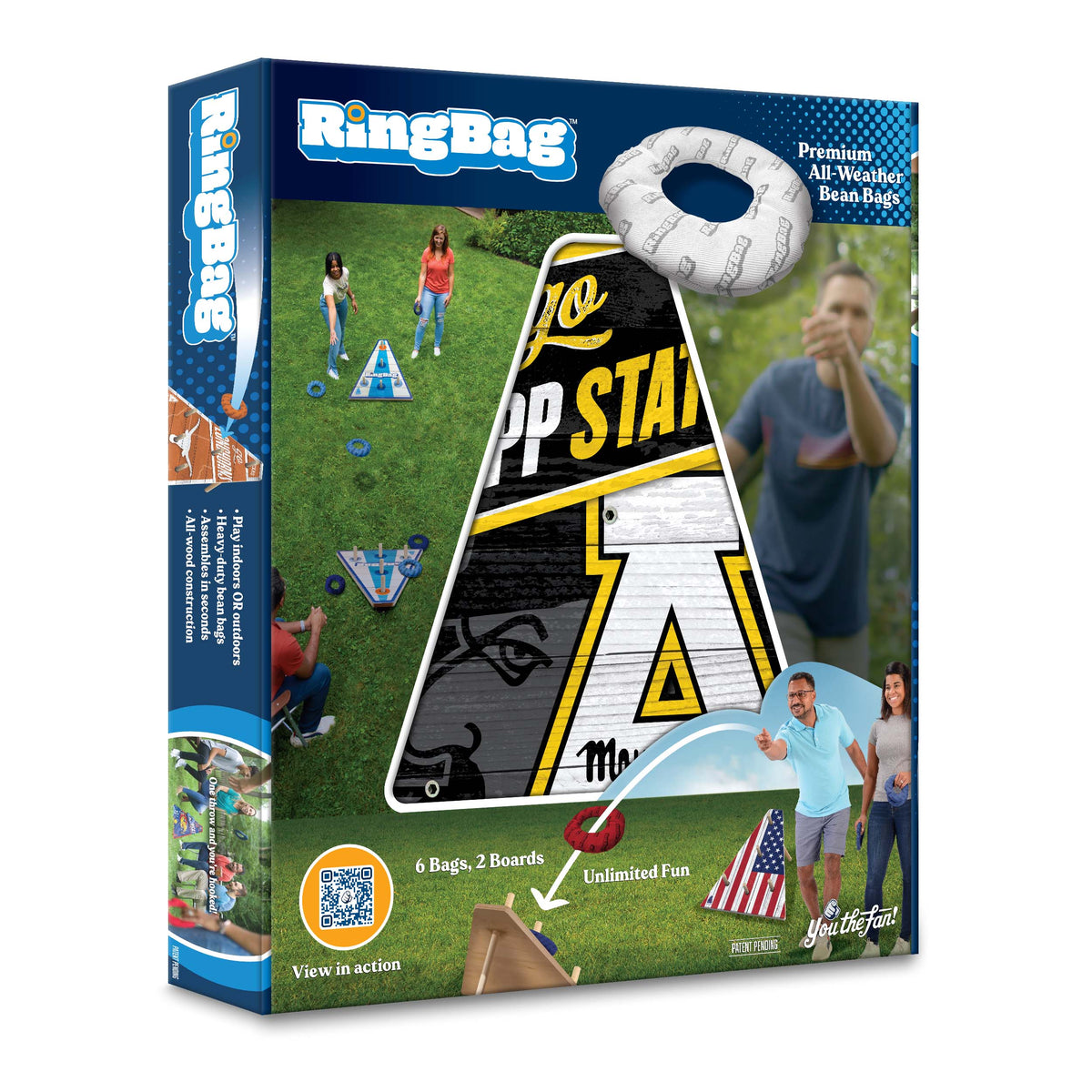 Appalachian State Mountaineers Ring Bag Game