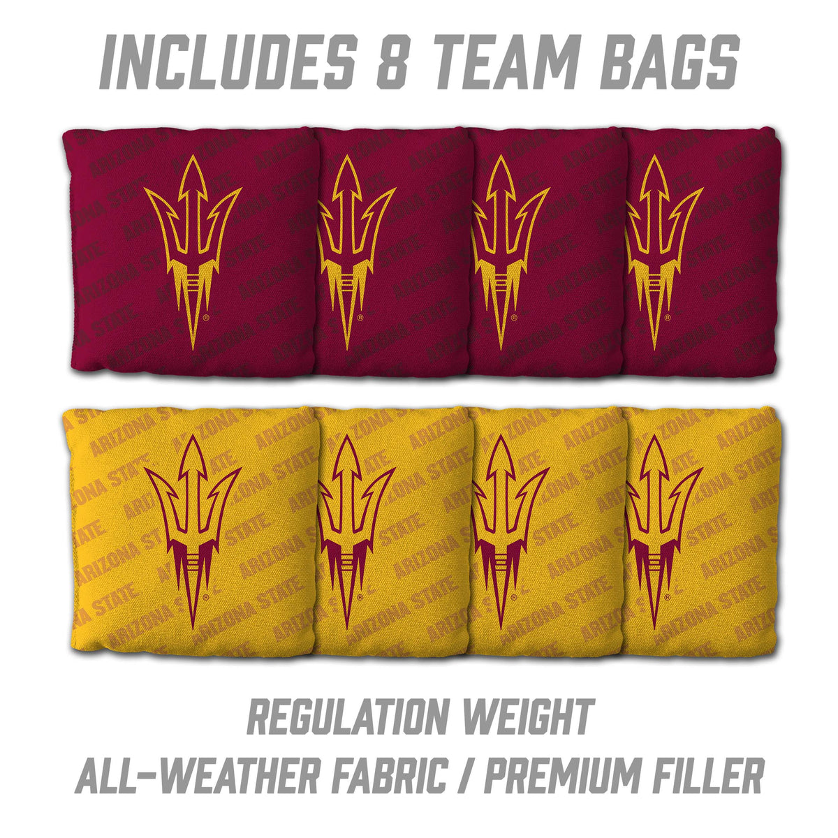 Arizona State Sun Devils 2x3 All Wood Cornhole Game Set