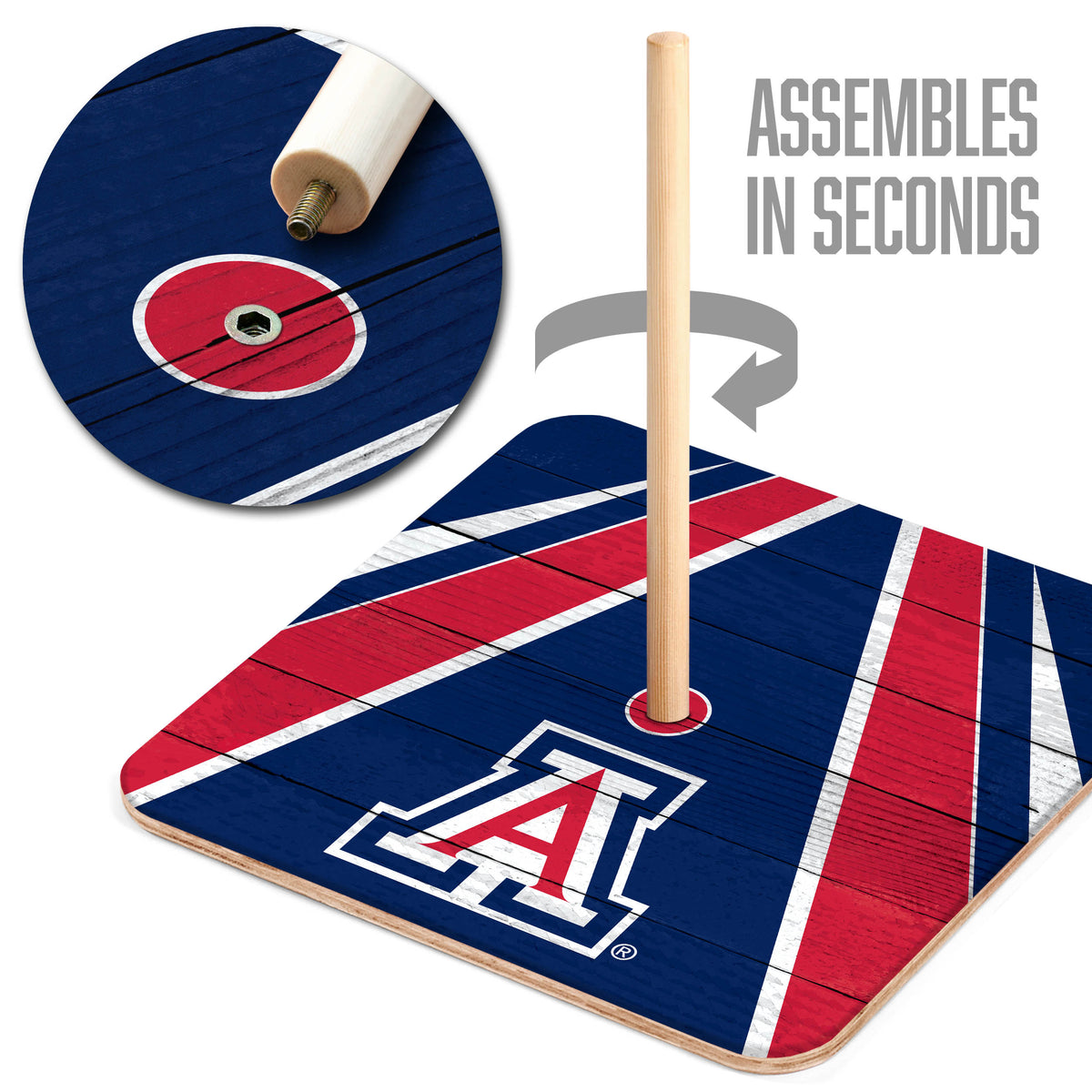 Arizona Wildcats Horseshoe Bag Game