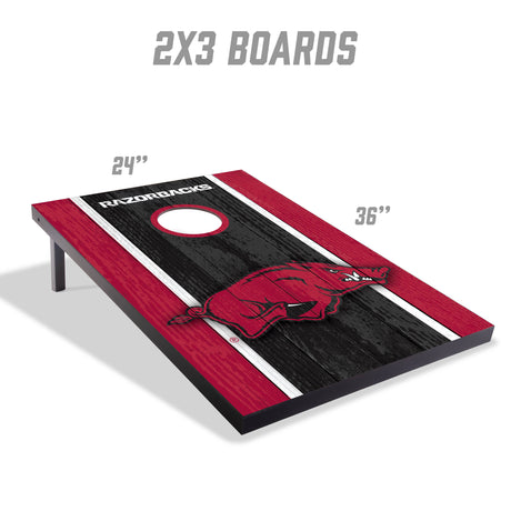 Arkansas Razorbacks 2x3 MDF Cornhole Game Set