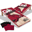 Arkansas Razorbacks 2x4 All Wood Cornhole Game Set