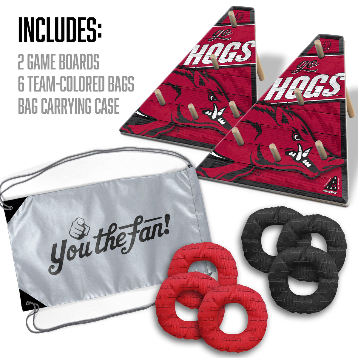 Arkansas Razorbacks Ring Bag Game