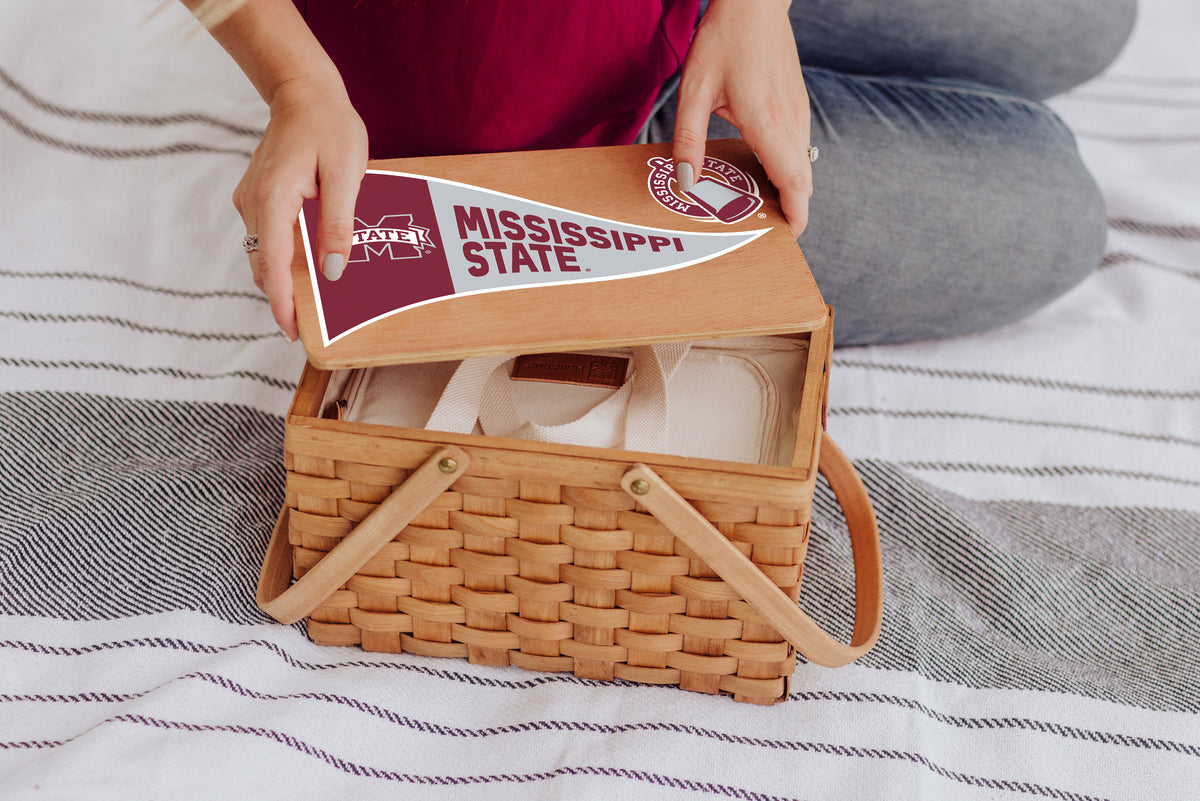 Mississippi State Bulldogs Poppy Personal Picnic Basket