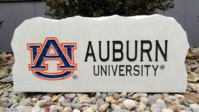 Show your love for the Auburn Tigers when you add this Engraved Limestone Decorative Stone to your collection.